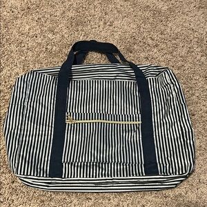 🤍Striped Navy and White Waterproof  Bag
